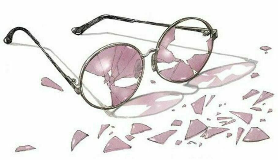 Broken glasses